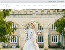 Tablet Screenshot of makeupbysam.co.uk